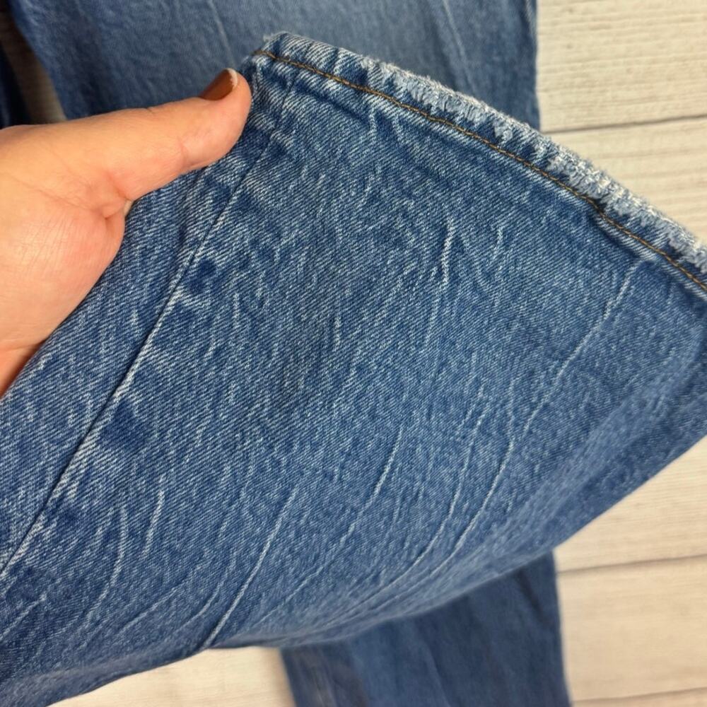 Abercrombie & Fitch Women's The 90's Baggy Low Rise Washed Jeans Size 4/27 - Picture 7 of 11